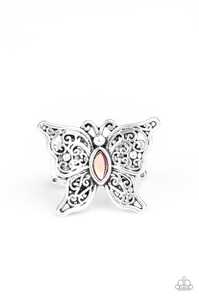 Flutter Flavor - Pink - Paparazzi Ring Image