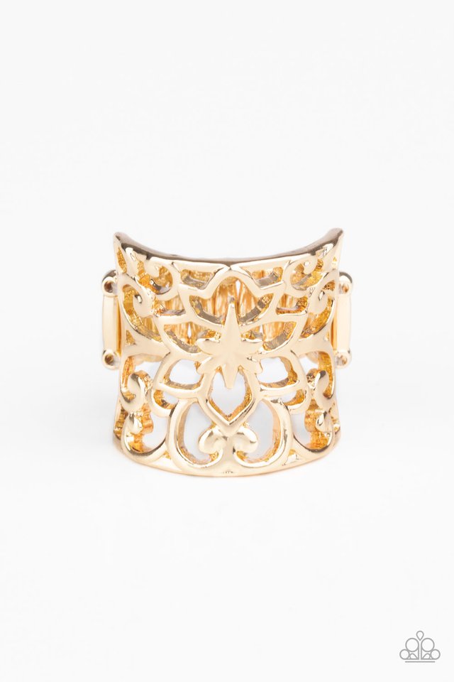 Guru Garden - Gold - Paparazzi Ring Image
