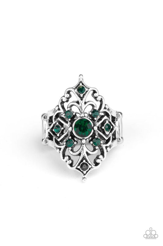 Imperial Iridescence - Green - Paparazzi Ring Image