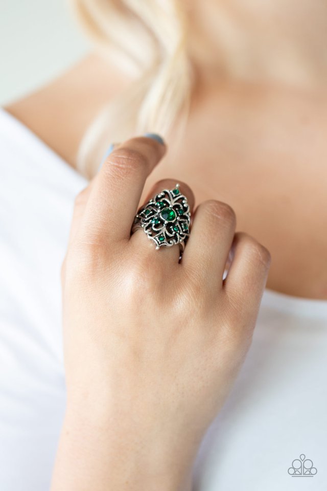 Imperial Iridescence - Green - Paparazzi Ring Image