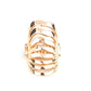 Sound Waves - Gold - Paparazzi Ring Image