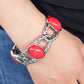Dreamy Gleam - Red - Paparazzi Bracelet Image