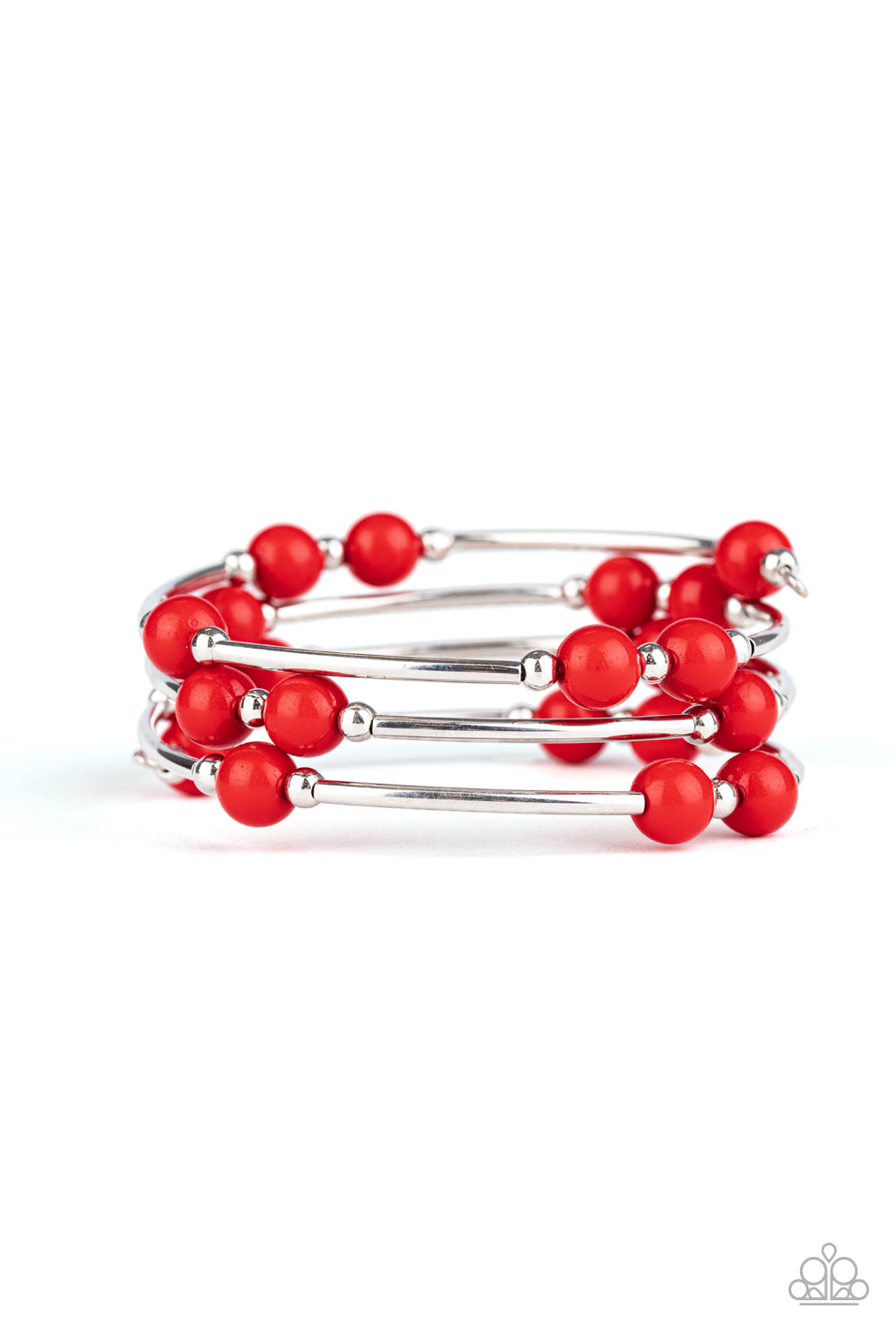 Pulsera Paparazzi ~ Anillo Let Freedom - Rojo