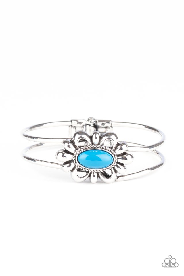 Serene Succulent - Blue - Paparazzi Bracelet Image