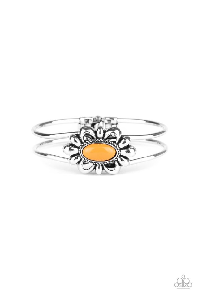 Serene Succulent - Orange - Paparazzi Bracelet Image