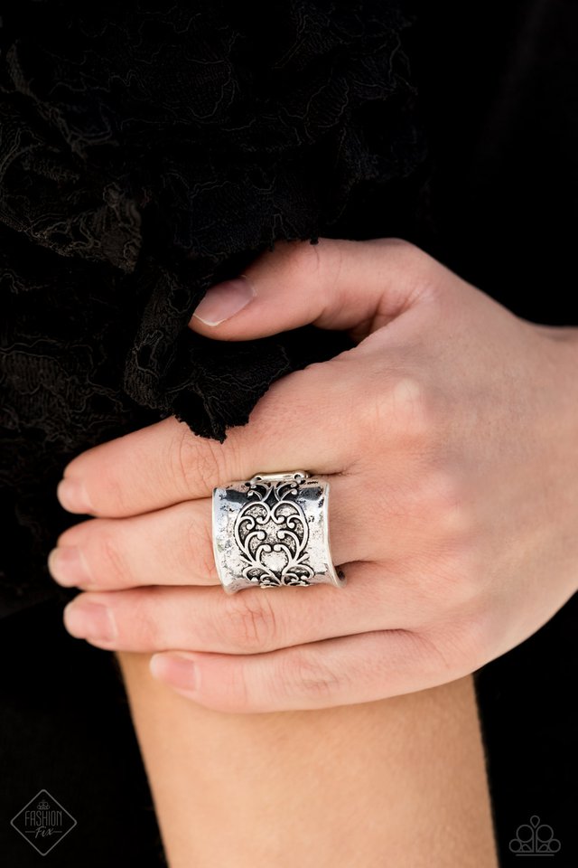 Me, Myself, and IVY - Silver - Paparazzi Ring Image