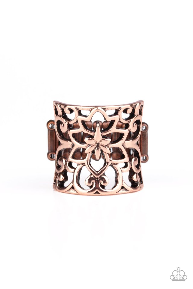 Guru Garden - Copper - Paparazzi Ring Image