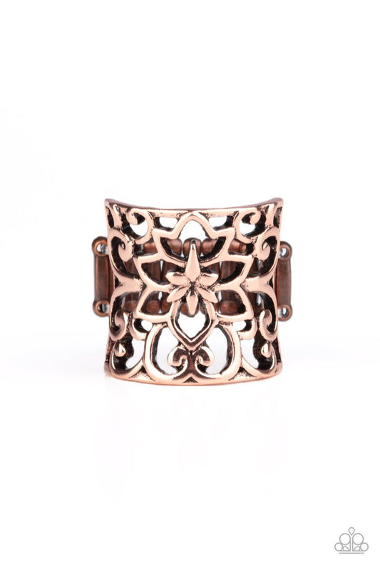 Guru Garden - Copper - Paparazzi Ring Image