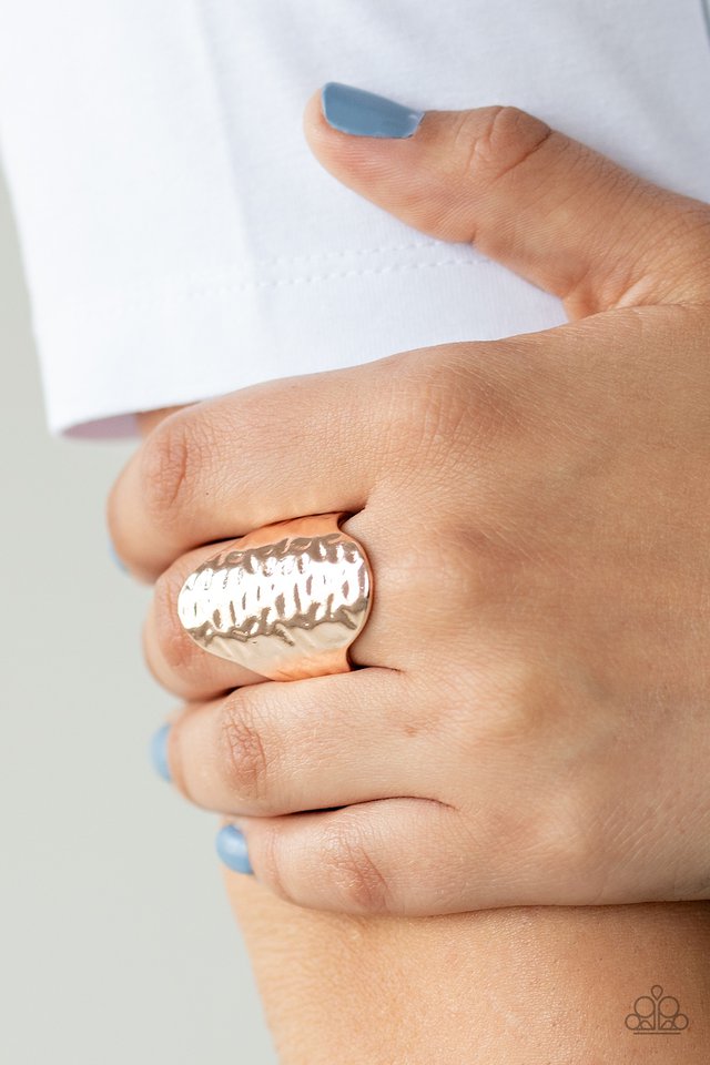 Revamped Ripple - Rose Gold - Paparazzi Ring Image