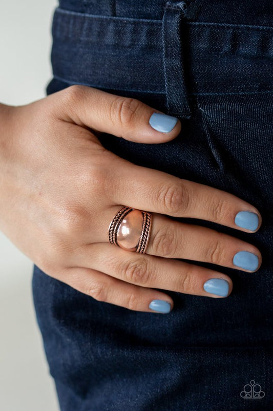 Bucking Trends - Copper - Paparazzi Ring Image