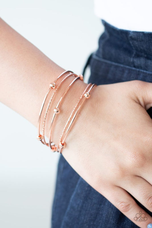 Stellar Orbit - Copper - Paparazzi Bracelet Image