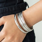 Paparazzi Bracelet ~ Basic Bauble - Silver