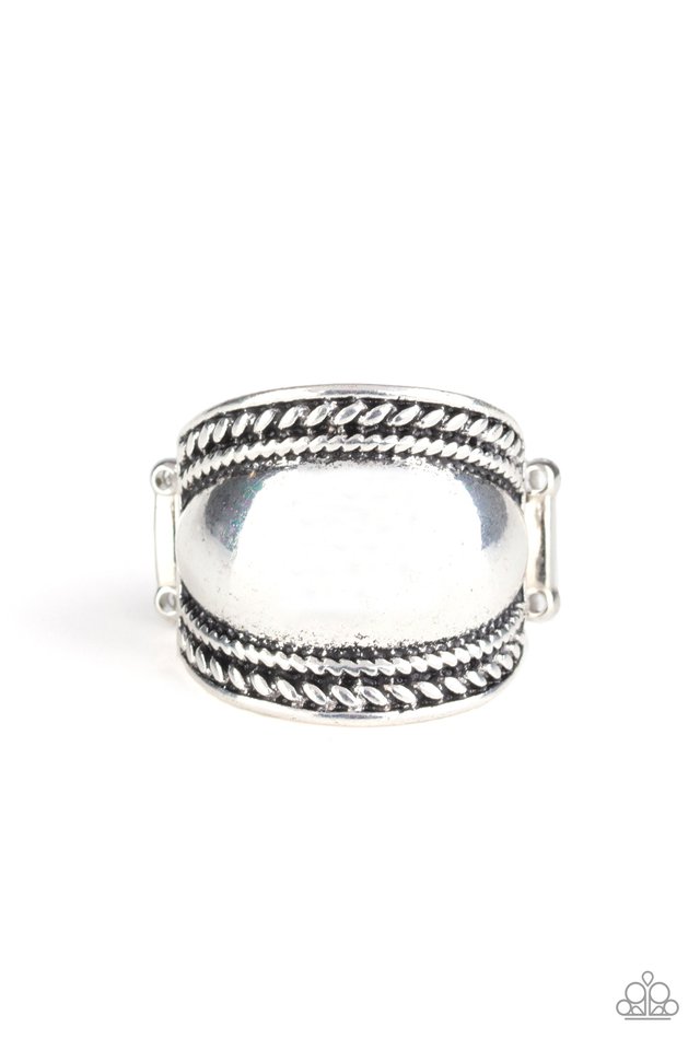 Bucking Trends - Silver - Paparazzi Ring Image