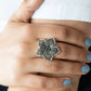 Full Bloom Fancy - Silver - Paparazzi Ring Image