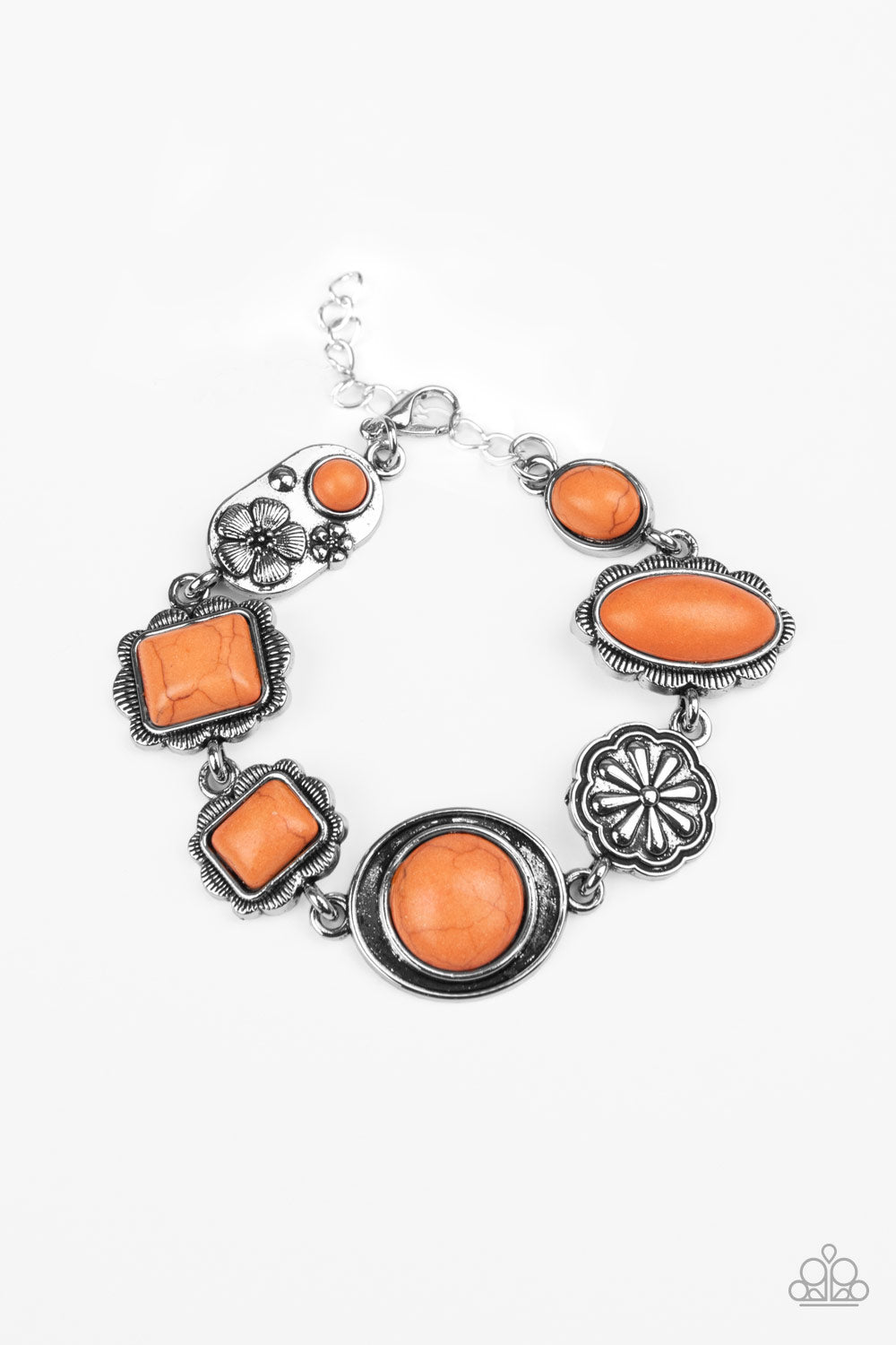 Paparazzi Bracelet ~ Gorgeously Groundskeeper - Orange