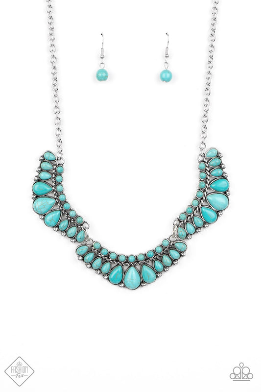 Paparazzi Necklace ~ Naturally Native -Fashion Fix Oct2020 - Blue