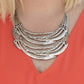 Collar Paparazzi ~ Read Between The VINES - Plata - Sept LOP
