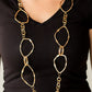 Abstract Artifact - Gold - Paparazzi Necklace Image