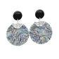 Really Retro-politan - Silver - Paparazzi Earring Image