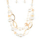 Paparazzi Necklace ~ High Roller Status - Gold - Fashion Fix Aug2020