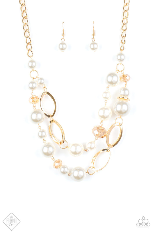 Paparazzi Necklace ~ High Roller Status - Gold - Fashion Fix Aug2020