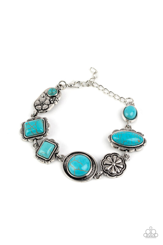 Paparazzi Bracelet ~ Gorgeously Groundskeeper - Blue