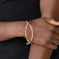 Bending Over Backwards - Rose Gold - Paparazzi Bracelet Image