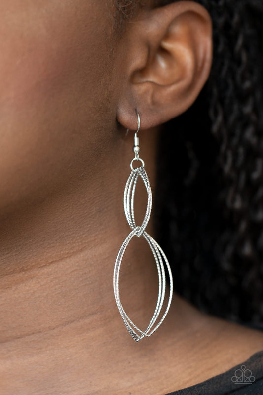 Paparazzi Earring ~ Endless Echo - Silver