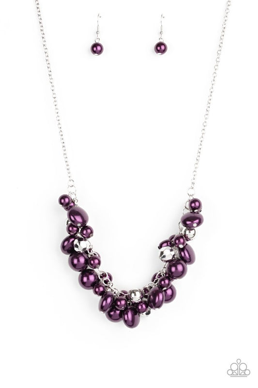 Battle of the Bombshells - Purple - Paparazzi Necklace Image