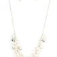 Battle of the Bombshells - White - Paparazzi Necklace Image