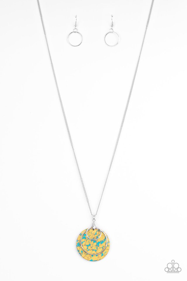 Sahara Equinox - Yellow - Paparazzi Necklace Image