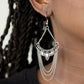Burst Into TIERS - Silver - Paparazzi Earring Image