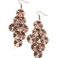 Star Spangled Shine - Copper - Paparazzi Earring Image