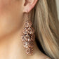 Star Spangled Shine - Copper - Paparazzi Earring Image