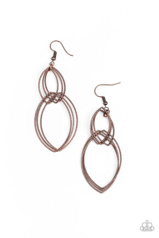 Endless Echo - Copper - Paparazzi Earring Image