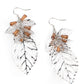 Paparazzi Earring ~ Instant Re-LEAF - Brown