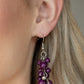 Fruity Finesse - Purple - Paparazzi Earring Image