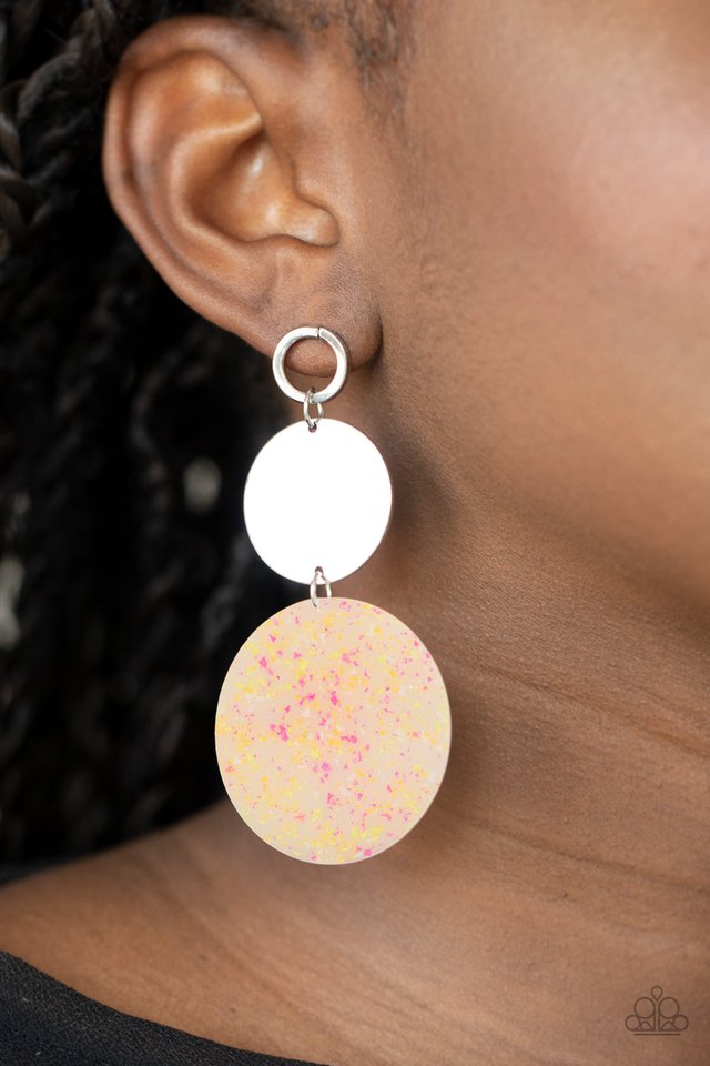 Beach Day Glow - Multi - Paparazzi Earring Image