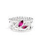 Tilted Twinkle - Pink - Paparazzi Ring Image