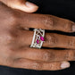 Tilted Twinkle - Pink - Paparazzi Ring Image