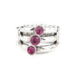 Triple The Twinkle - Pink - Paparazzi Ring Image