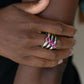 Triple The Twinkle - Pink - Paparazzi Ring Image