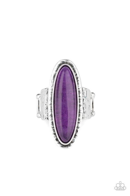 Stone Mystic - Purple - Paparazzi Ring Image