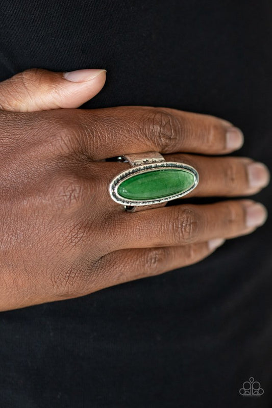 Stone Mystic - Green - Paparazzi Ring Image