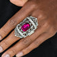 Undefinable Dazzle - Pink - Paparazzi Ring Image