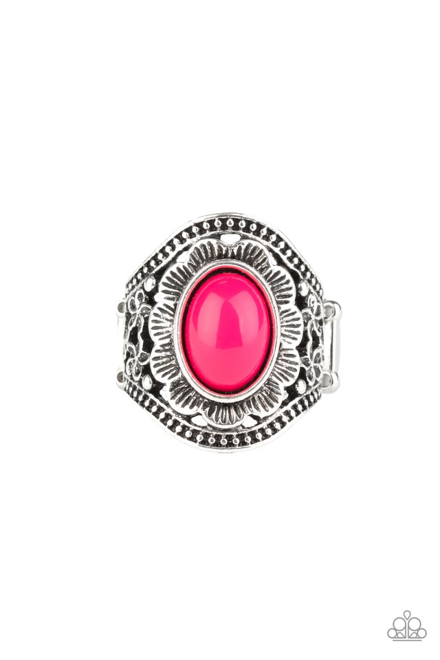 Garden Tranquility - Pink - Paparazzi Ring Image