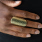 Urban Glyphs - Brass - Paparazzi Ring Image