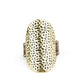 Urban Glyphs - Brass - Paparazzi Ring Image