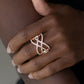 Cross Action Couture - Copper - Paparazzi Ring Image