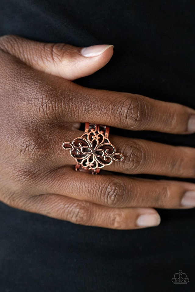 Walk The VINE - Copper - Paparazzi Ring Image